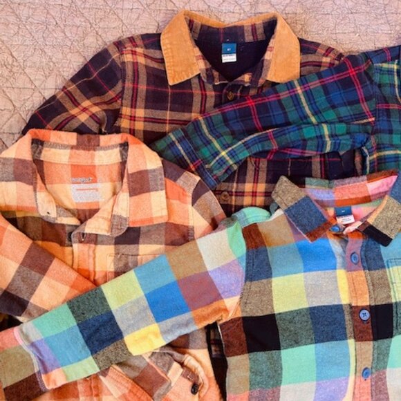 Lot of Five Flannel Shirts for Toddler - 5T - Picture 2 of 9